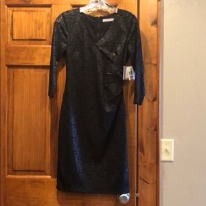 Marc New York Andrew Marc Metallic Lace Dress